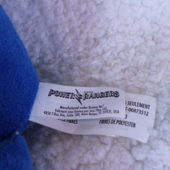 POWER RANGER SABAN BLUE RANGER 12" Plush Stuffed Toy Movie Character - Picture 5 of 8